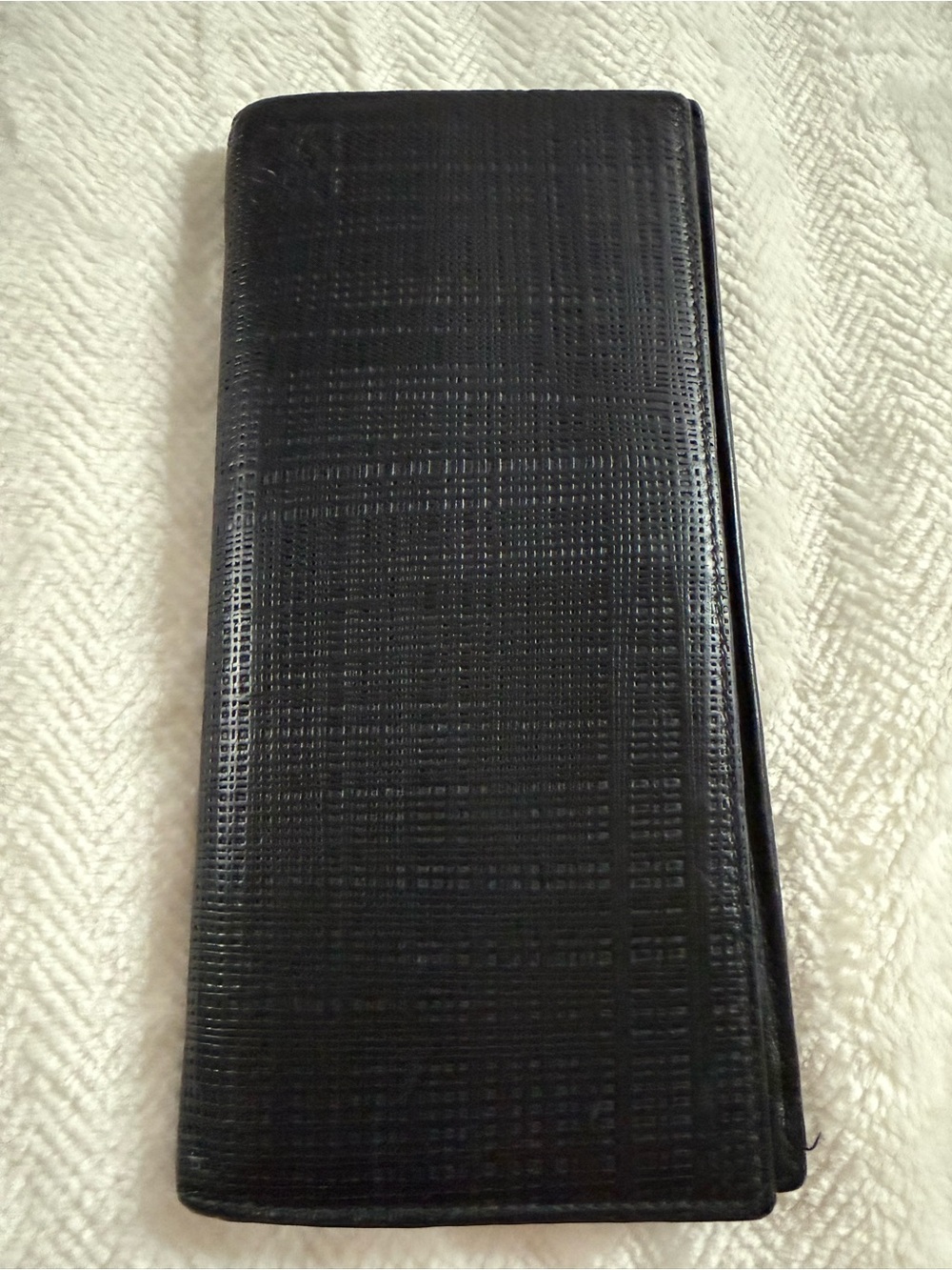 Loewe Anagram Linen Long Wallet